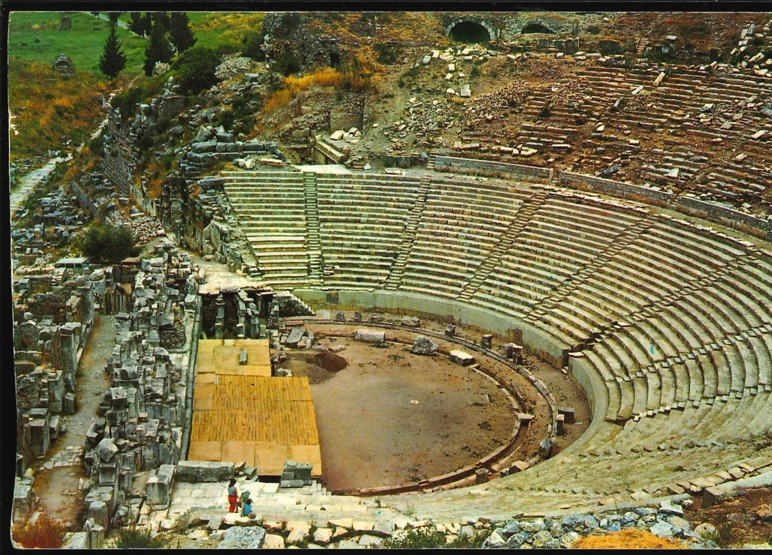 Turkey - Turkey - Izmir - Selçuk - Efes - Ephesus - Ephesus - great theatre 1978