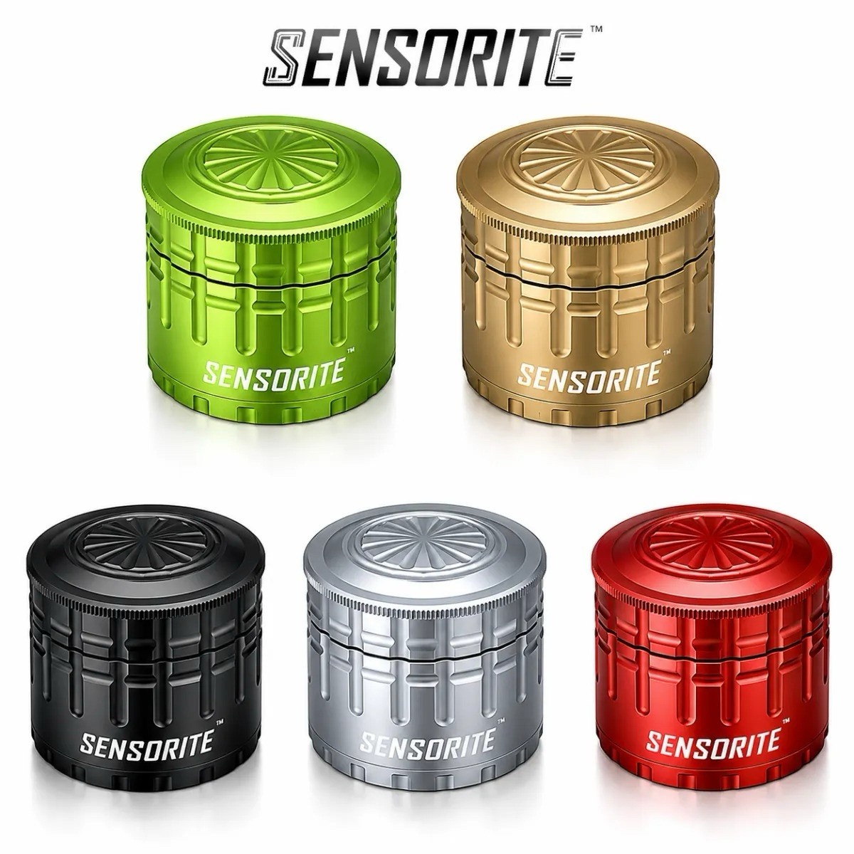 Sensorite TITAN F5 55mm 4-Part Millstone Design Herb Grinder *USA*