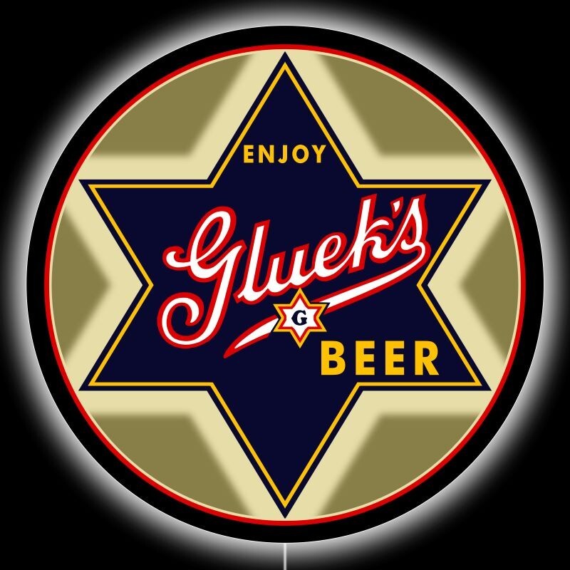 Gluek\'s Beer of Minneapolis, MN LED Hanging Lighted Sign: 23\