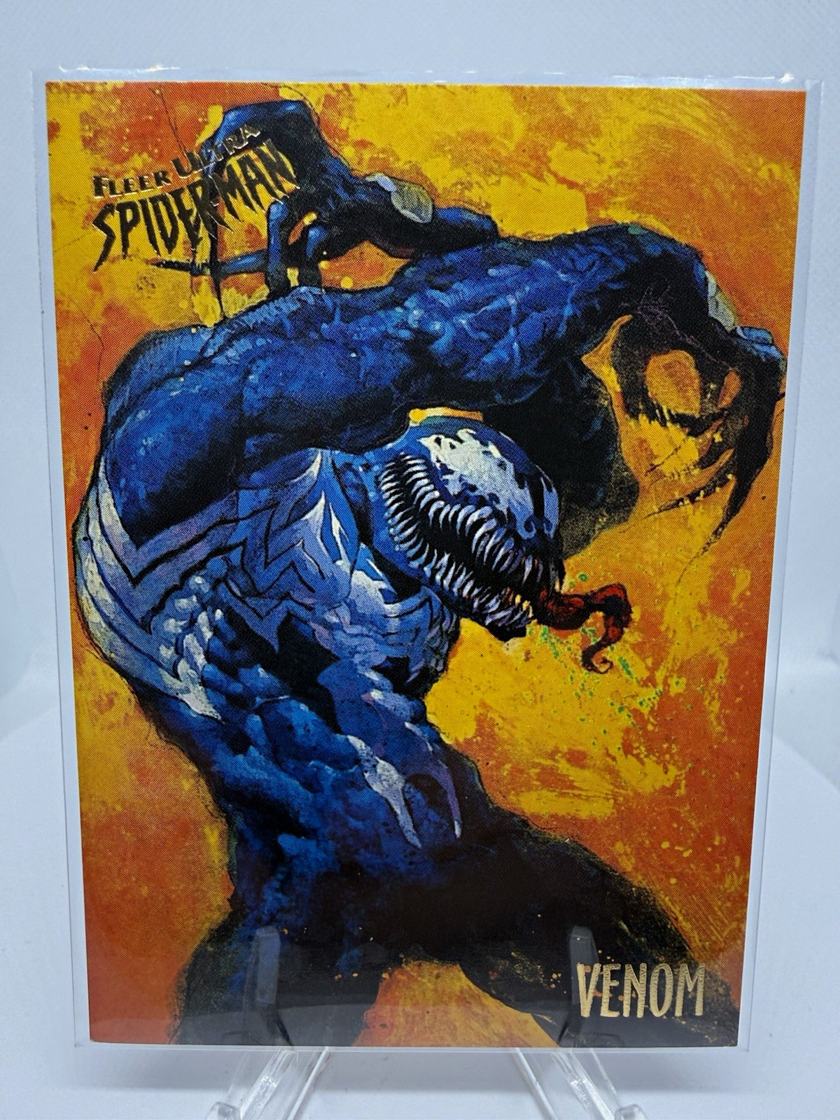 Marvel Venom 1995 Fleer Ultra Spider-Man #60 Cliff Nielsen