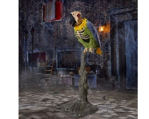 5 Ft Dead Water Animated LED Rotwing Parrot Halloween BRAND NEW SHIPS FREE