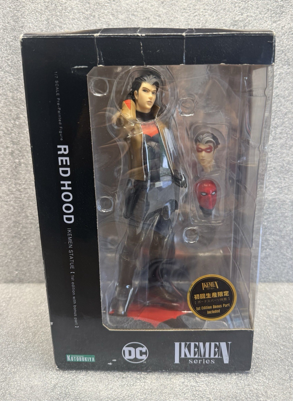 Kotobukiya DC Ikemen Series Red Hood Figure 1st Edition with Bonus Part Kotobukiya DC Ikemen Series Red Hood Figure 1st Edition with Bonus Part