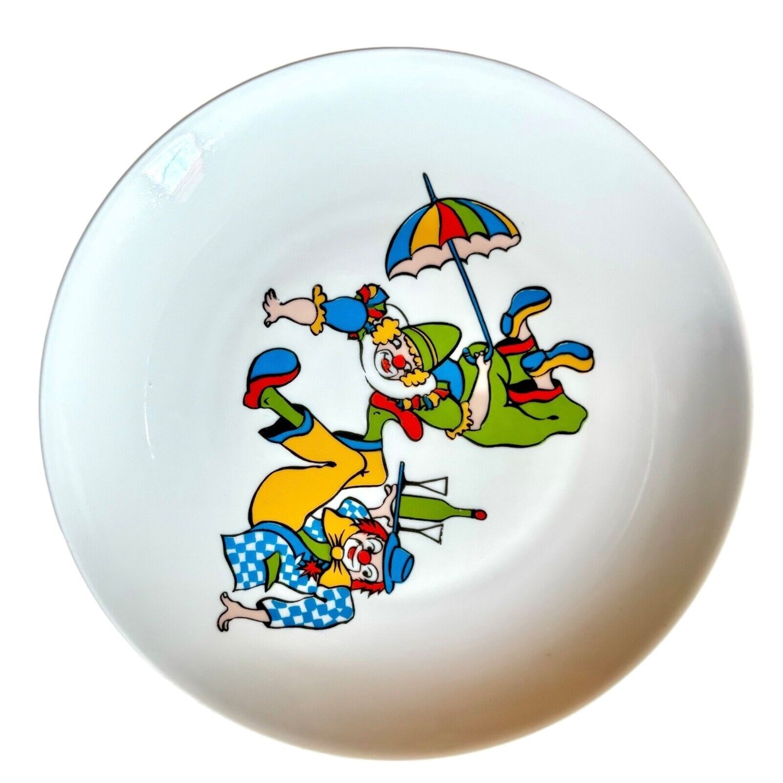 Rare Vintage 90s Kahla GDR Clown Children\'s Plate - East Germany 1993 Rare Vintage 90s Kahla GDR Clown Children\'s Plate - East Germany 1993