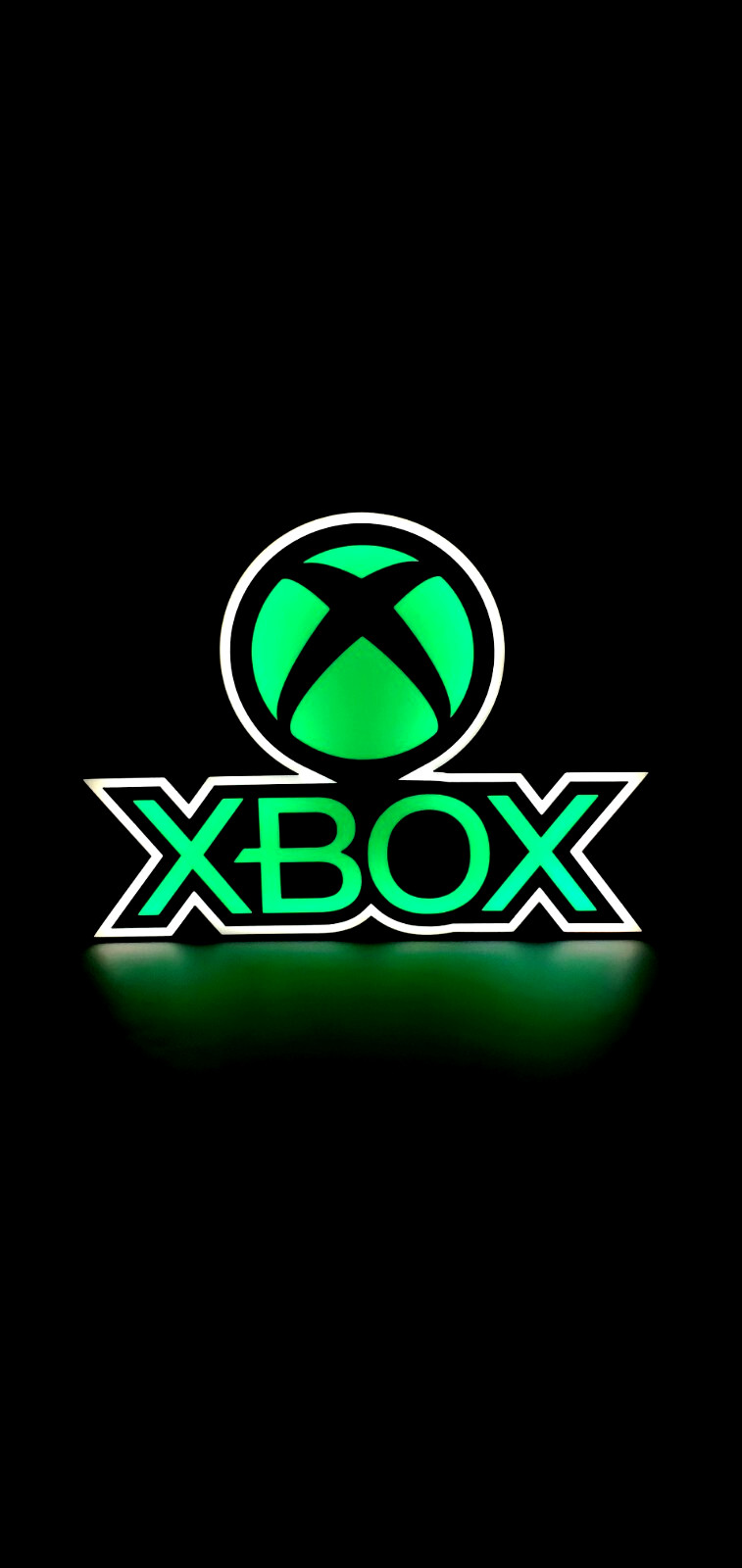 XBOX LED Sign LightBox Lamp USB Powered 3D Print
