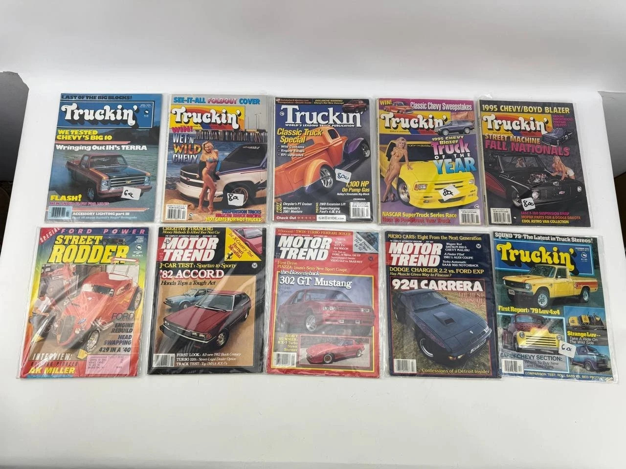 Lot of 41 Vintage Car Magazines Truckin' Motor Trend Street Rodder Motor Age