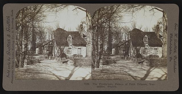 Photo:Versailles France Presbytere Petit Trianon 1900s Stereoview Cottage