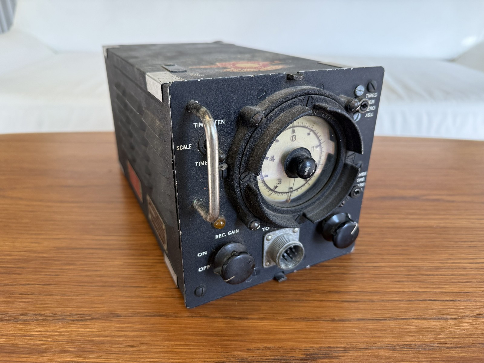 Vintage 1957 Stewart-Warner I-152-E SCR-718 Radar Altimeter Indicator C-130 Era