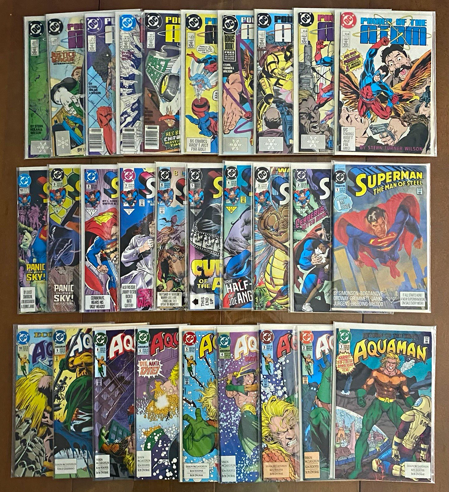 DC Comics Aquaman Superman the Atom (Lot of 30)Copper Age 