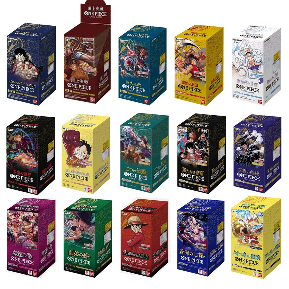 Sealed Japanese OP-12 Legacy of the Master Booster Box One Piece Card OP01-OP17