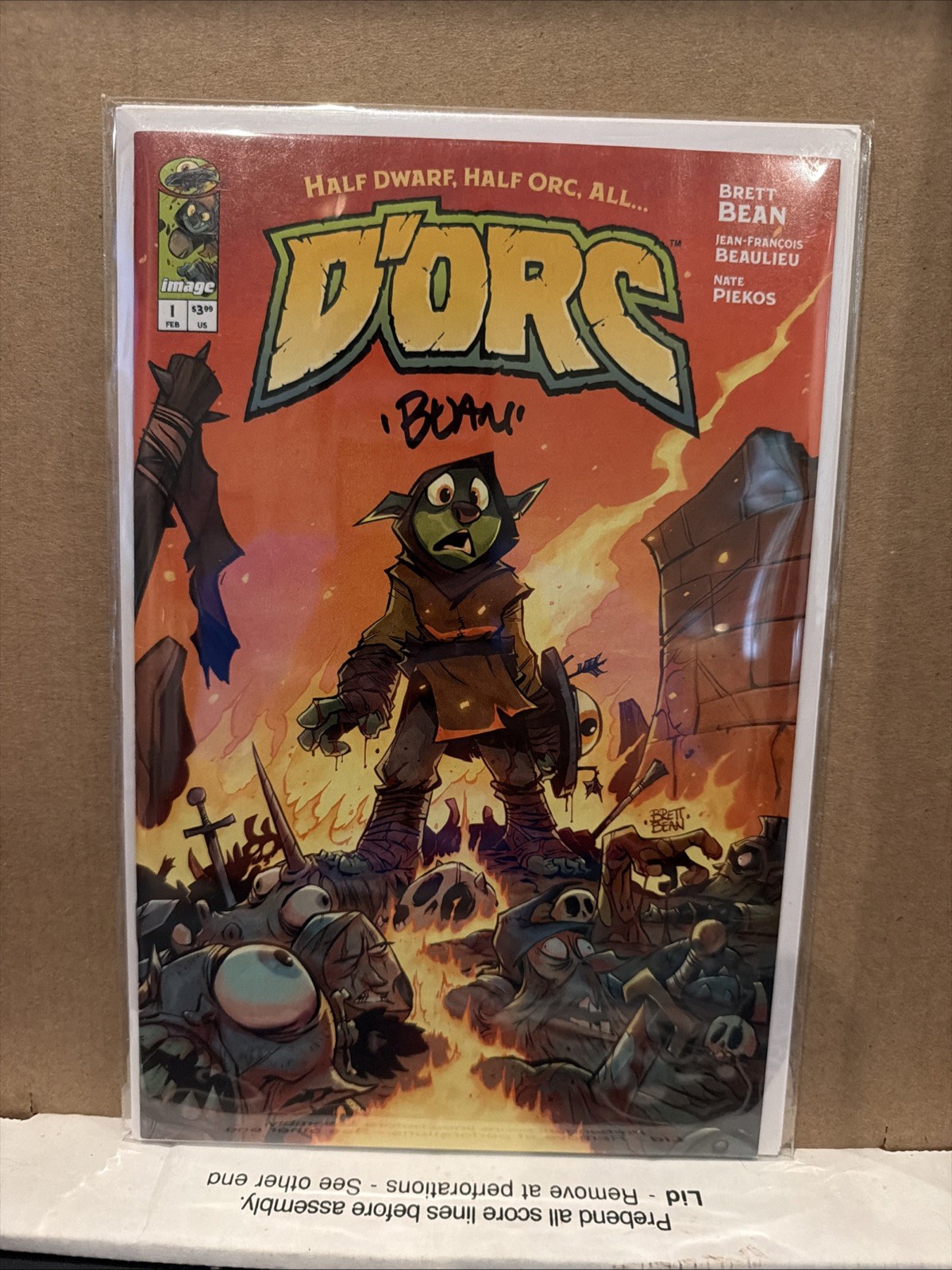 D\'orc #1 A Cover 1st Print 2026 Mint Shipped Top Loaded (Signed by Brett Bean) D\'orc #1 A Cover 1st Print 2026 Mint Shipped Top Loaded (Signed by Brett Bean)