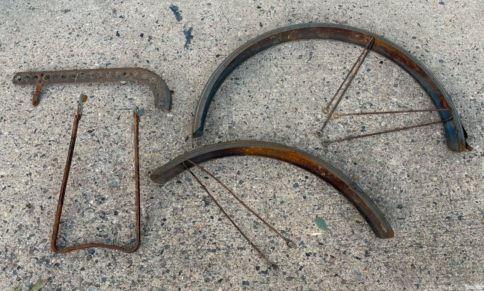 Prewar Bicycle Bike Fenders Chainguard Drop Stand Iver Johnson Prewar Bicycle Bike Fenders Chainguard Drop Stand Iver Johnson
