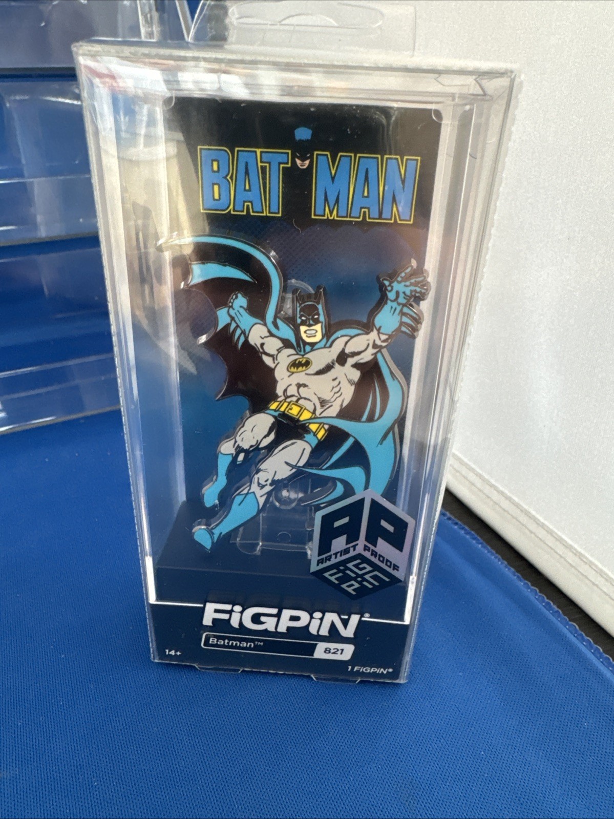 Figpin Classic Batman Enamel Pin #821 DC Comics Silver Age Brand New AP Figpin Classic Batman Enamel Pin #821 DC Comics Silver Age Brand New AP