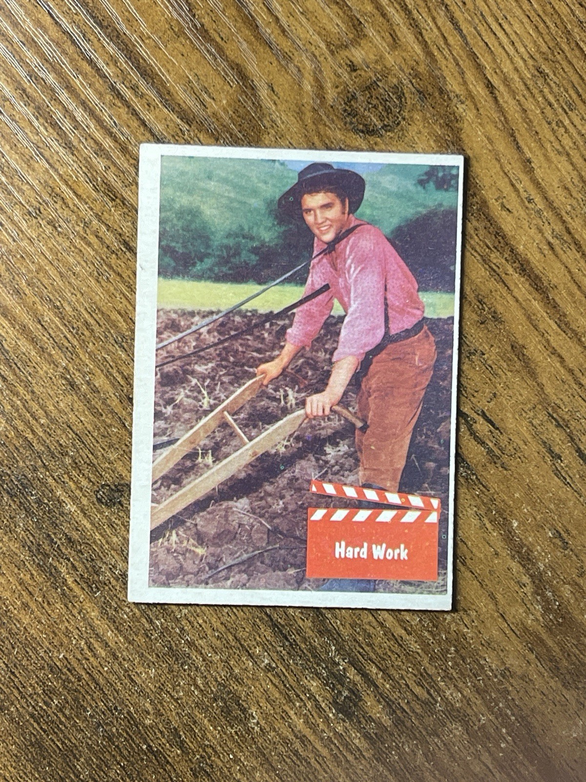 1956 TOPPS ELVIS PRESLEY 50 HARD WORK