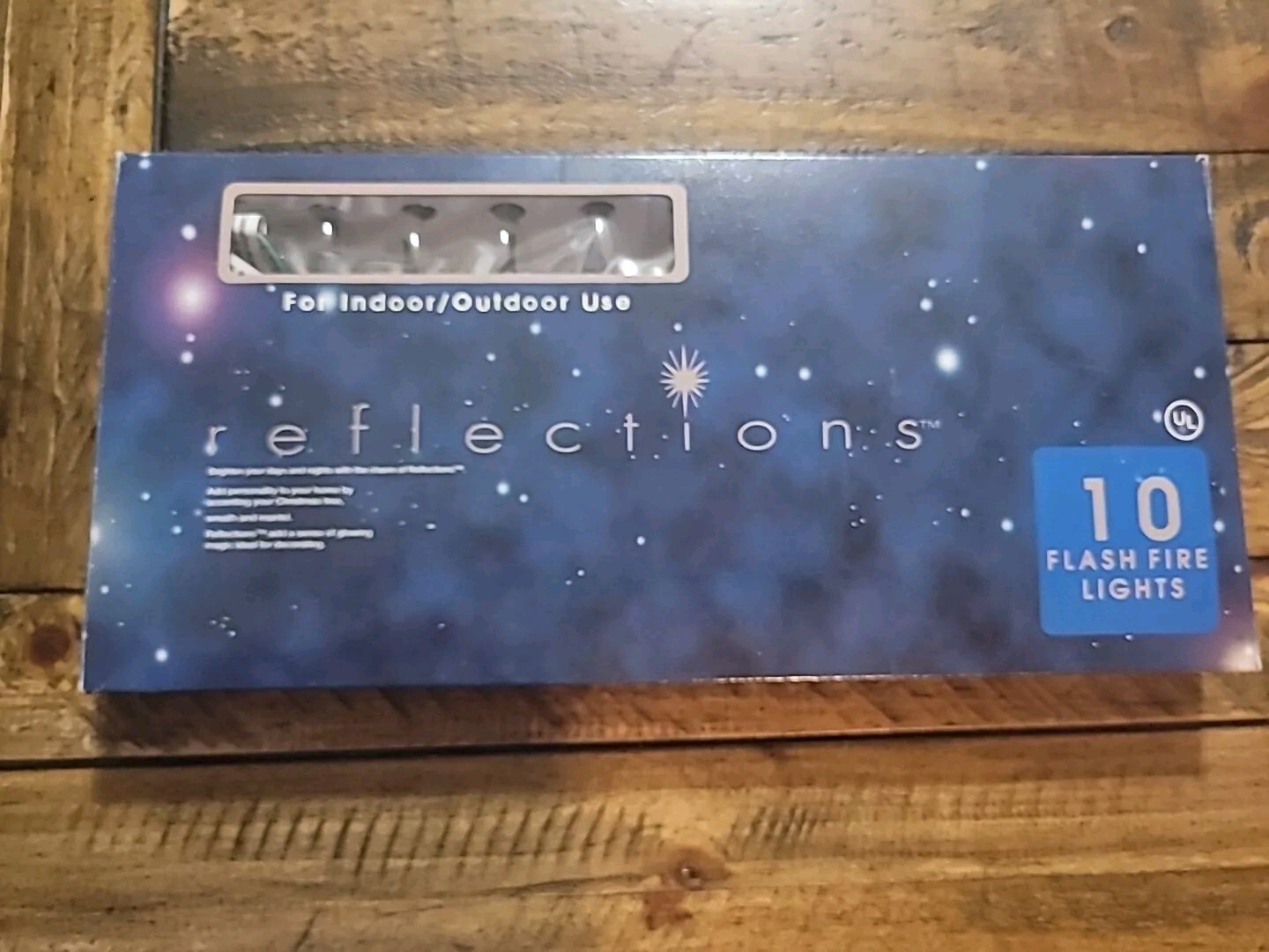 Reflections Flash Fire Xmas Lights  Indoor/Outdoor Use