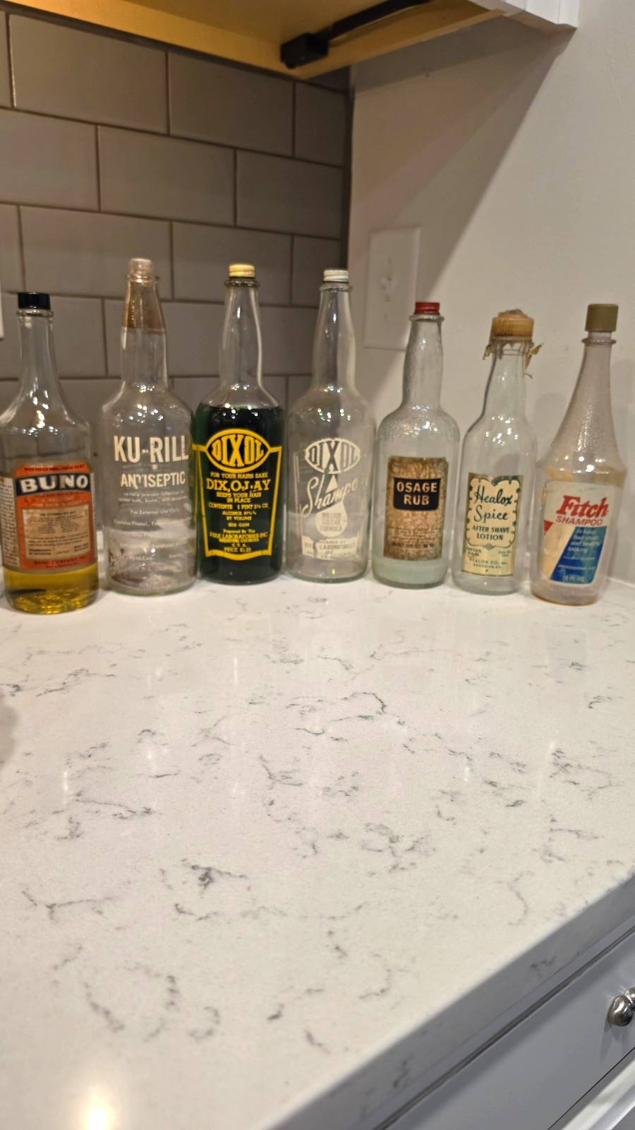 Vintage Barber Bottles  Lot Of Many
