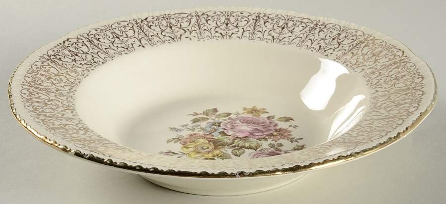 Homer Laughlin  Monticello Rimmed Soup Bowl 223566