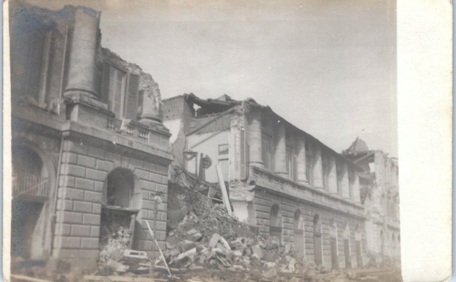Vintage Postcard 1908 Messina-Reggio Calabria Earthquake Campania