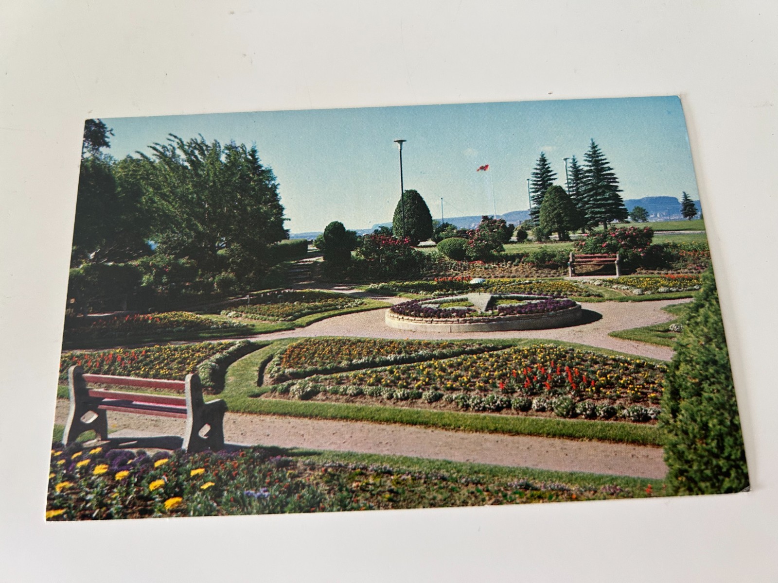 Hillcrest Park Port Arthur Ontario Sunken Gardens Canada Lake Superior Postcard