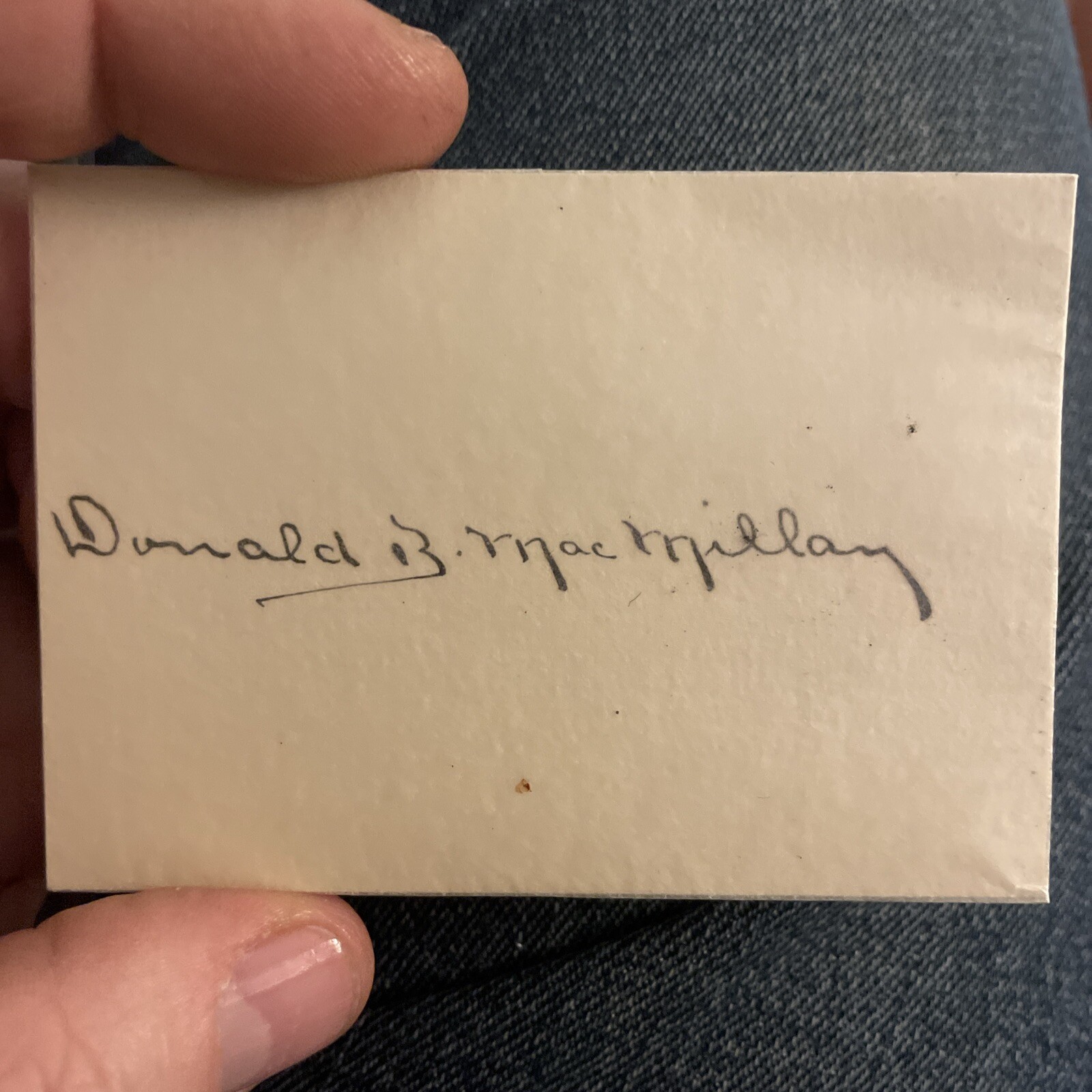 Donald MacMillan Signed Letter 1961 / Autographed Polar Explorer Roald Amundsen