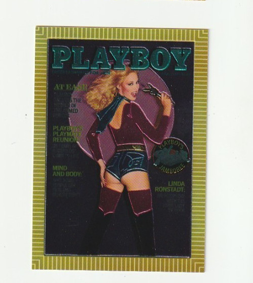 1995 Playboy Chromium Cover Cards Edition 1 April 1980 #61 Linda Ronstadt