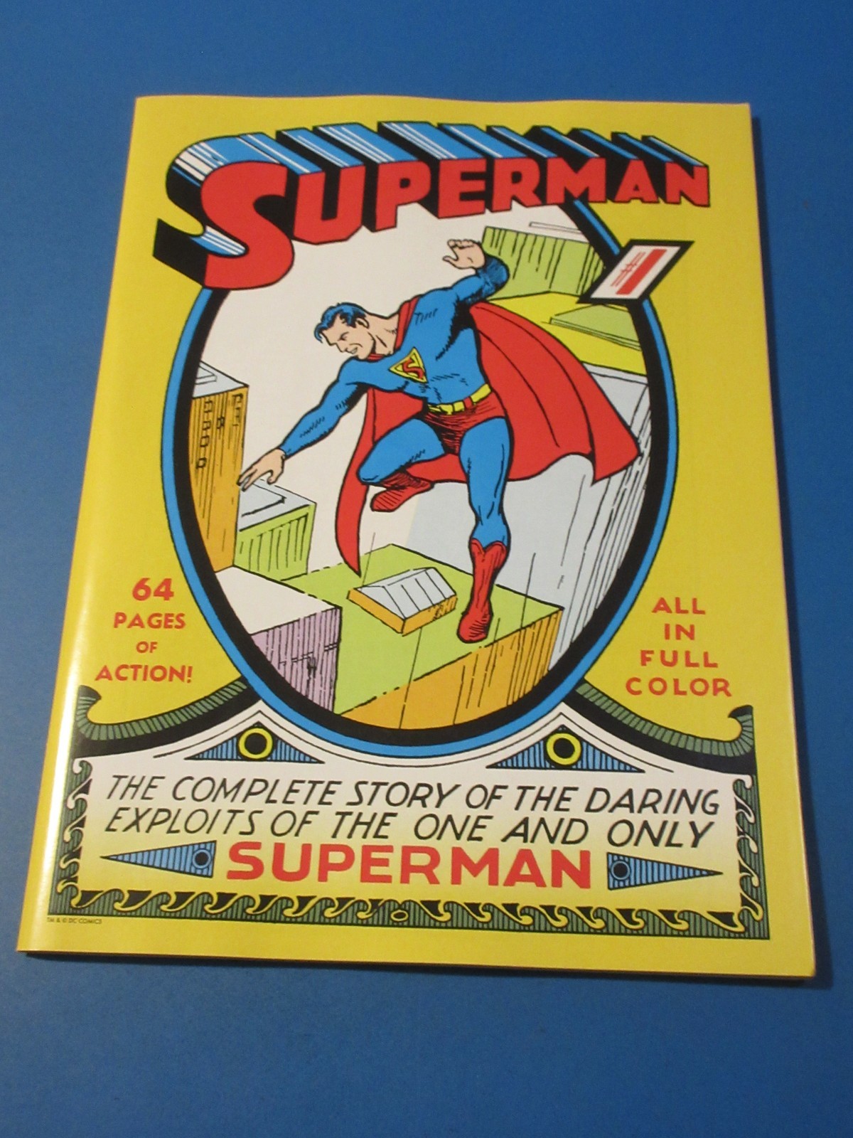 Superman #1 Facsimile Reprint Original Golden Age Size NM Gem Wow