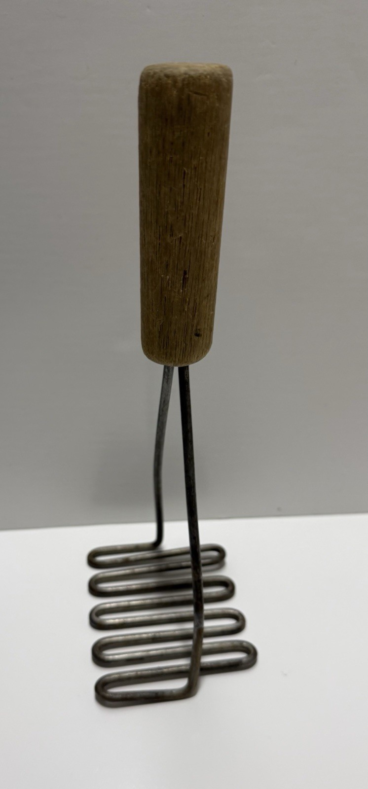 Vintage  Wooden Handle Potato Masher Primitive Farmhouse