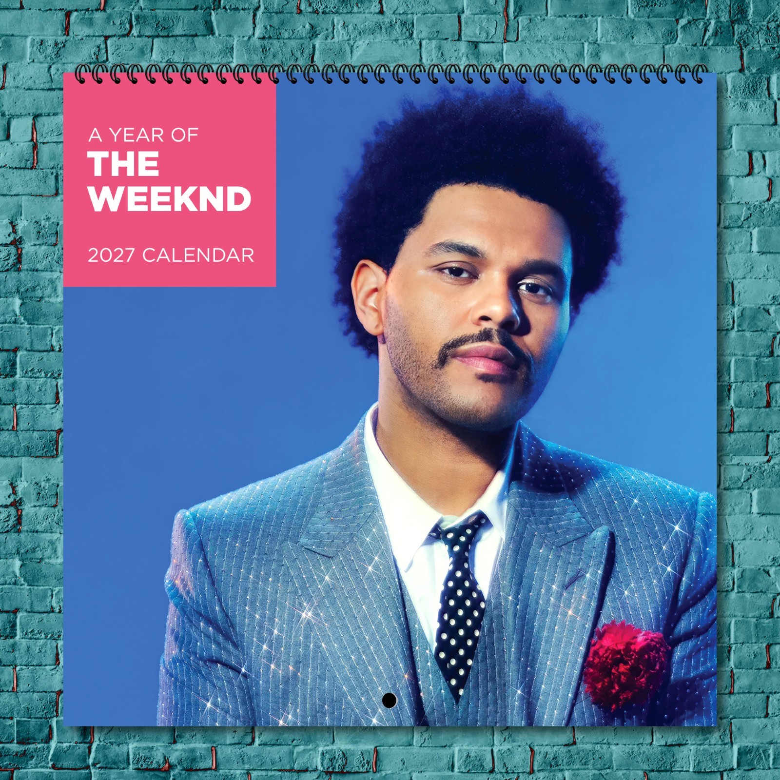 The Weeknd 2027 Wall Calendar 12 Month Celebrity Photo Fan Collectible