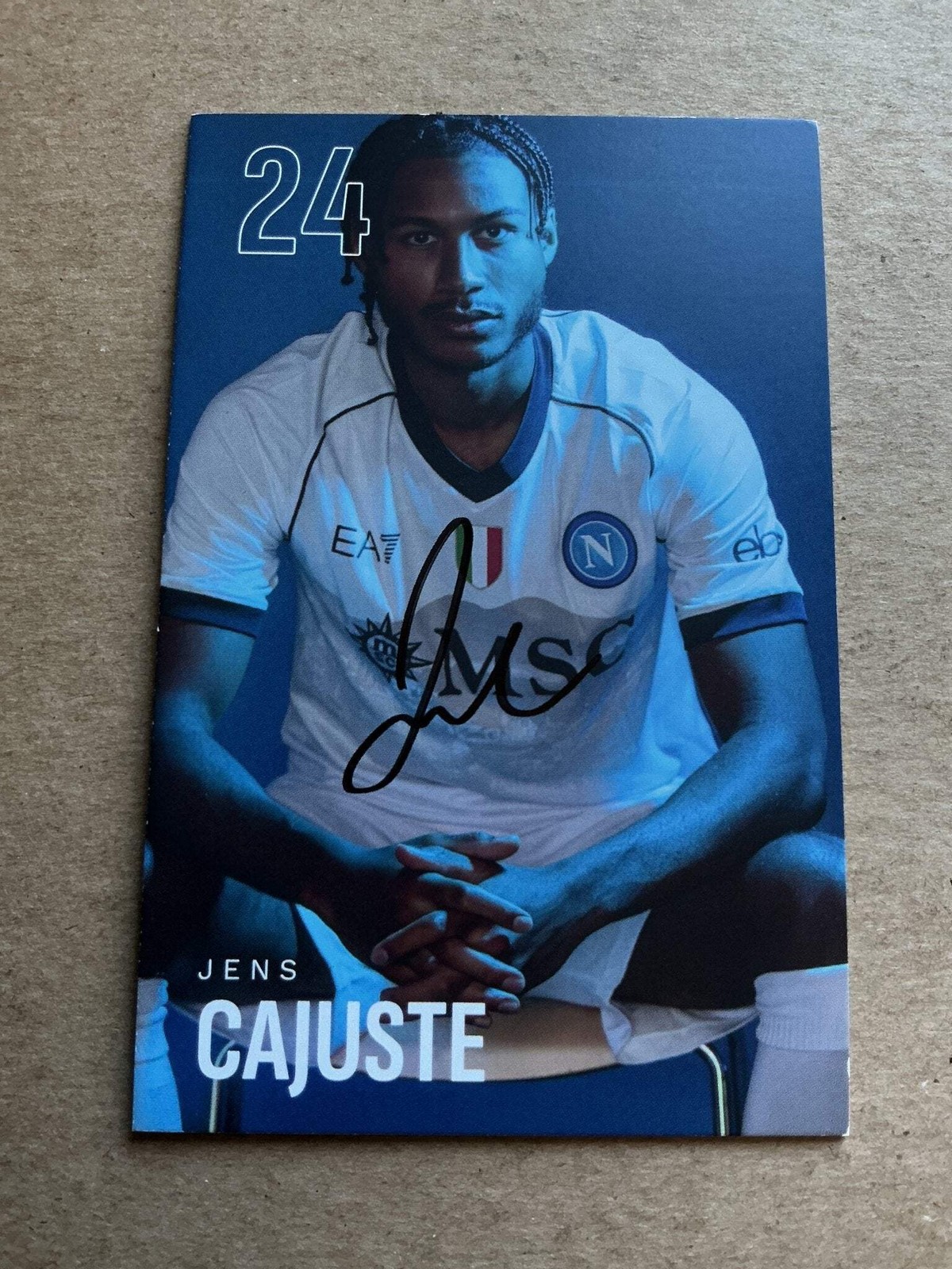 Jens Cajuste, Sweden 🇸🇪 SSC Napoli 2023/24 hand signed