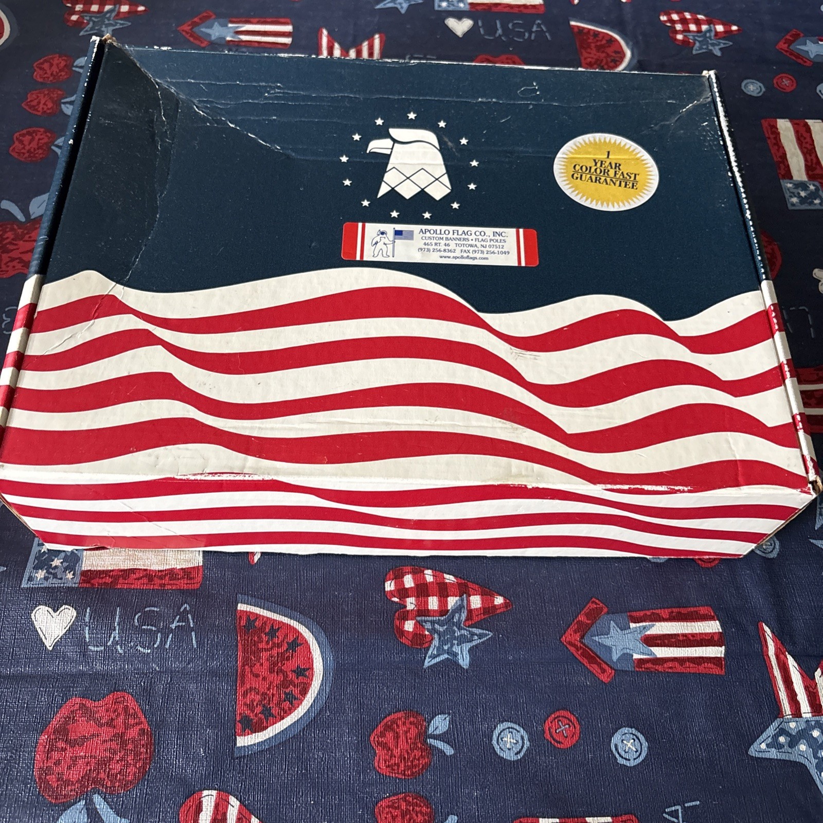 Vintage 6x10 American USA  Flag USA (9/11/2001) Brand New NYL-GLO