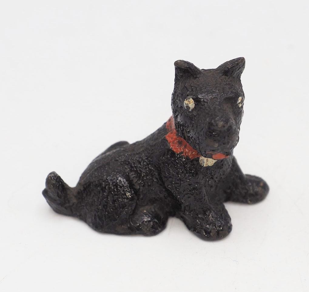 Dog Figurine Cast Metal Scotty Dog Terrier Dog Figurine Cast Metal Scotty Dog Terrier