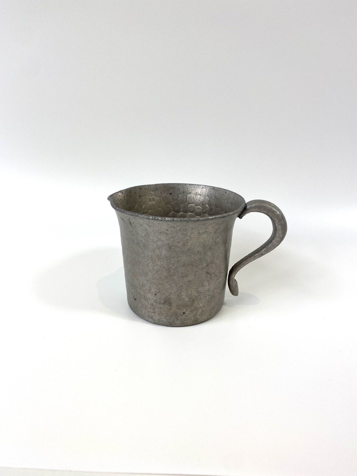Vintage Canterbury Arts Medieval Renaissance Hammered Aluminum Creamer Cup Vintage Canterbury Arts Medieval Renaissance Hammered Aluminum Creamer Cup