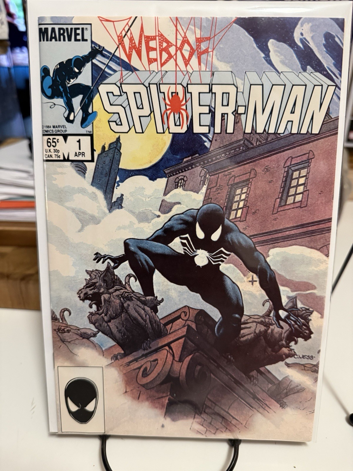 🔑NM/MINT Web of Spider-Man #1 (Marvel Comics April 1985)
