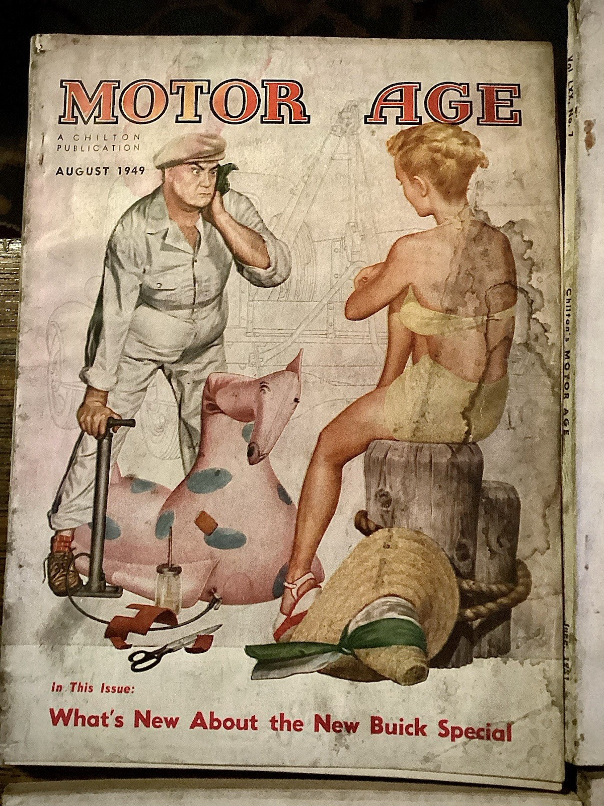 Vintage Chilton Motor Age Magazine Lot Eight Automotive Advertising 1940s 1950s