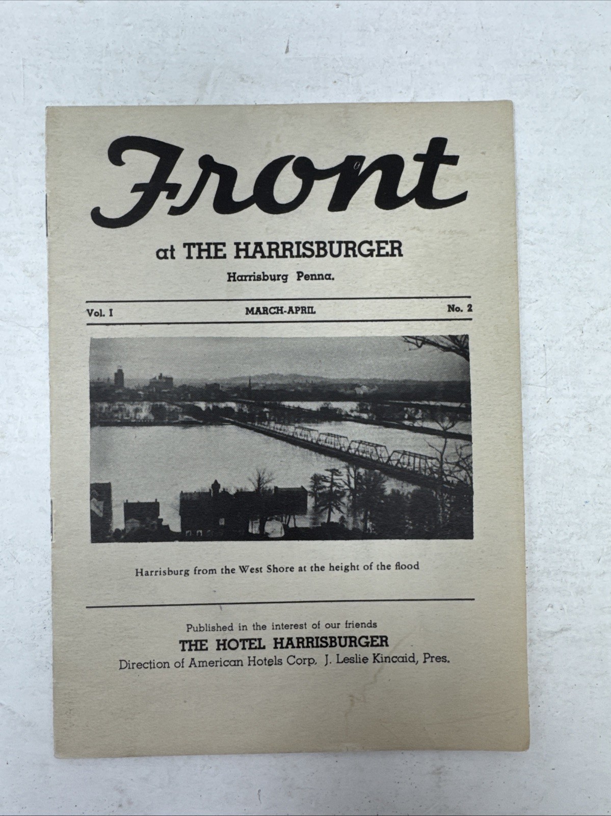 1930\'s Hotel Harrisburger FRONT Pamphlet Booklet Photos Vintage