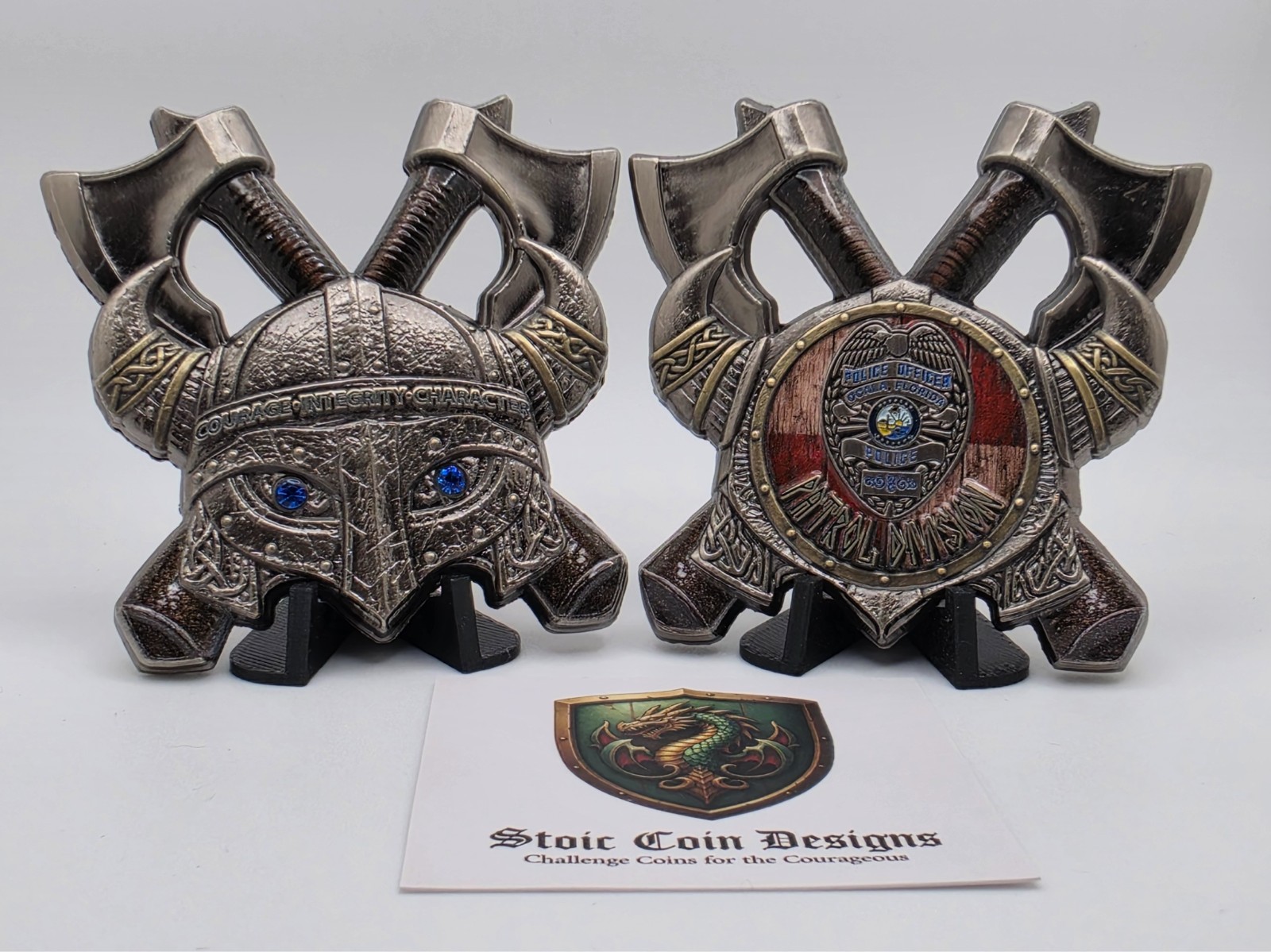 Ocala PD Patrol Viking Coin 2.5\