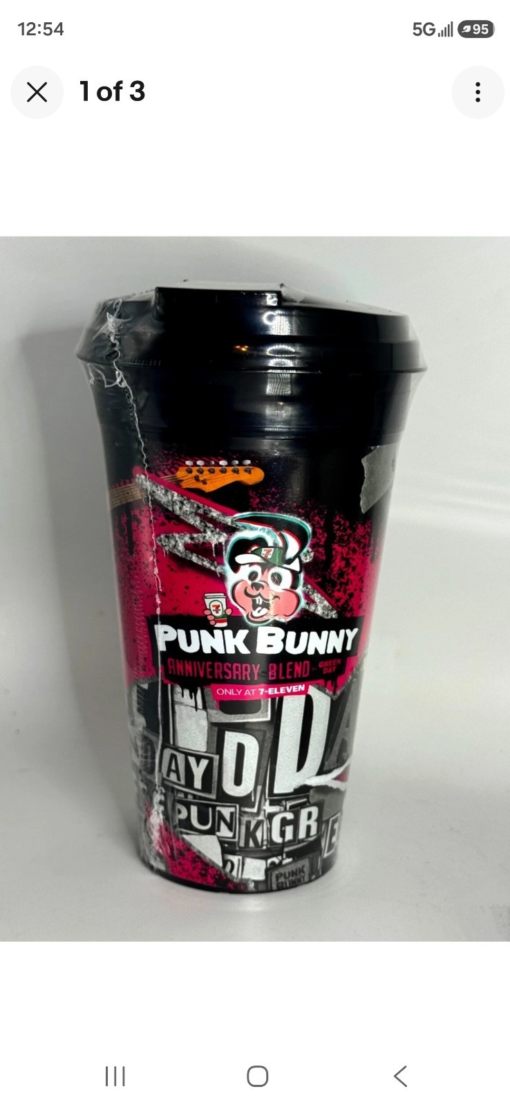 (4) New Green Day Punk Bunny Coffee Tumblers Brand New and sealed 711/Speedway (4) New Green Day Punk Bunny Coffee Tumblers Brand New and sealed 711/Speedway