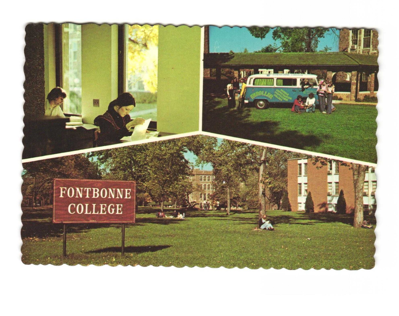 Fontbonne College Saint Louis MO vintage postcard unposted