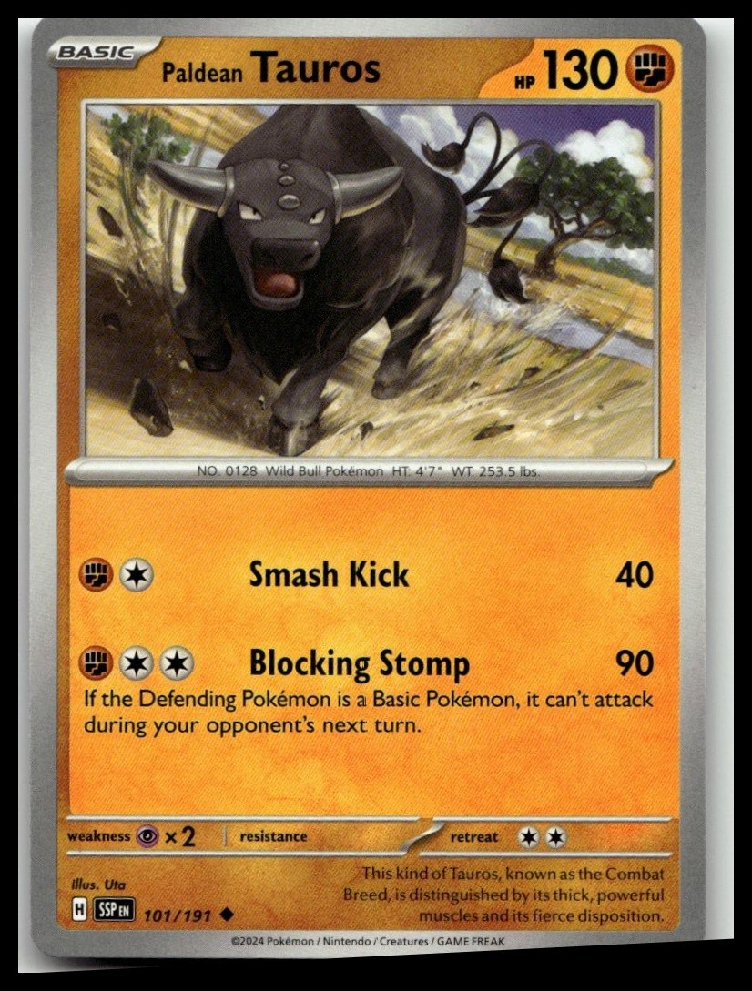 SV08: Surging Sparks #101/191 Paldean Tauros