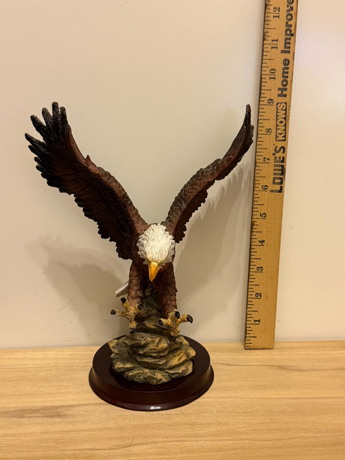 Flying Eagle Figurine on Pedestal