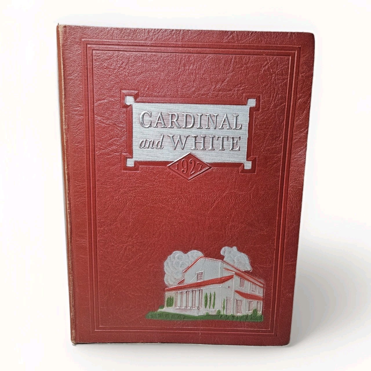 Vintage 1927 Cardinal and White Yearbook Whittier Union High School +...