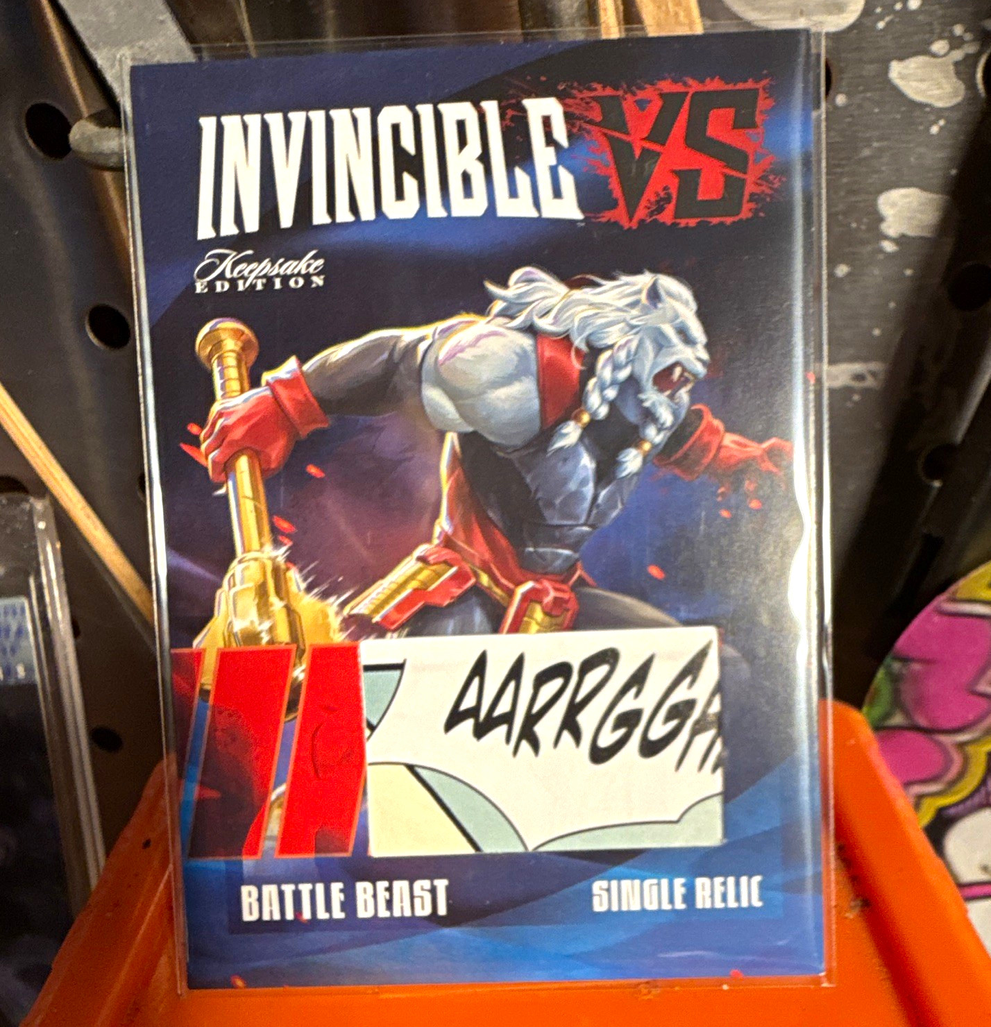 Invincible Battle Beast VS with RARE Battle Cry Quote in Relic(Card #158)(2026)