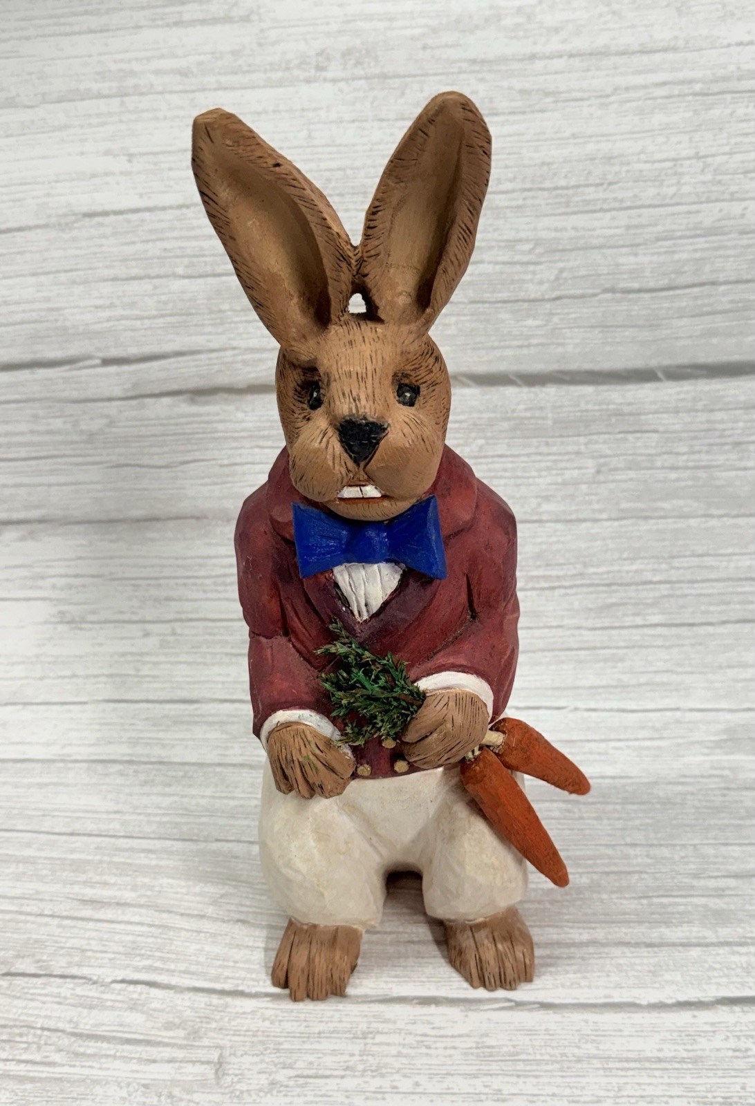 Rabbit Bunny Statue Figurine Decor Animal Long Ear Easter