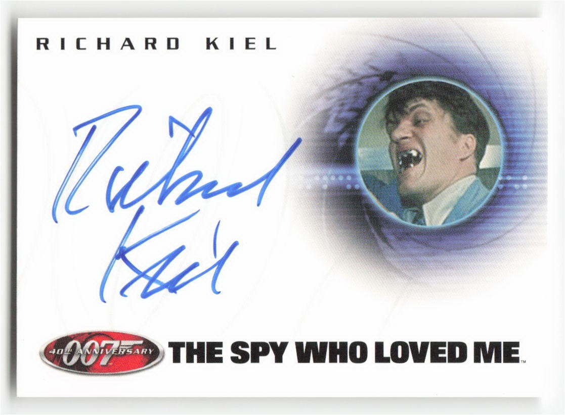 Rittenhouse James Bond 40th Anniversary A10 Richard Kiel Autograph