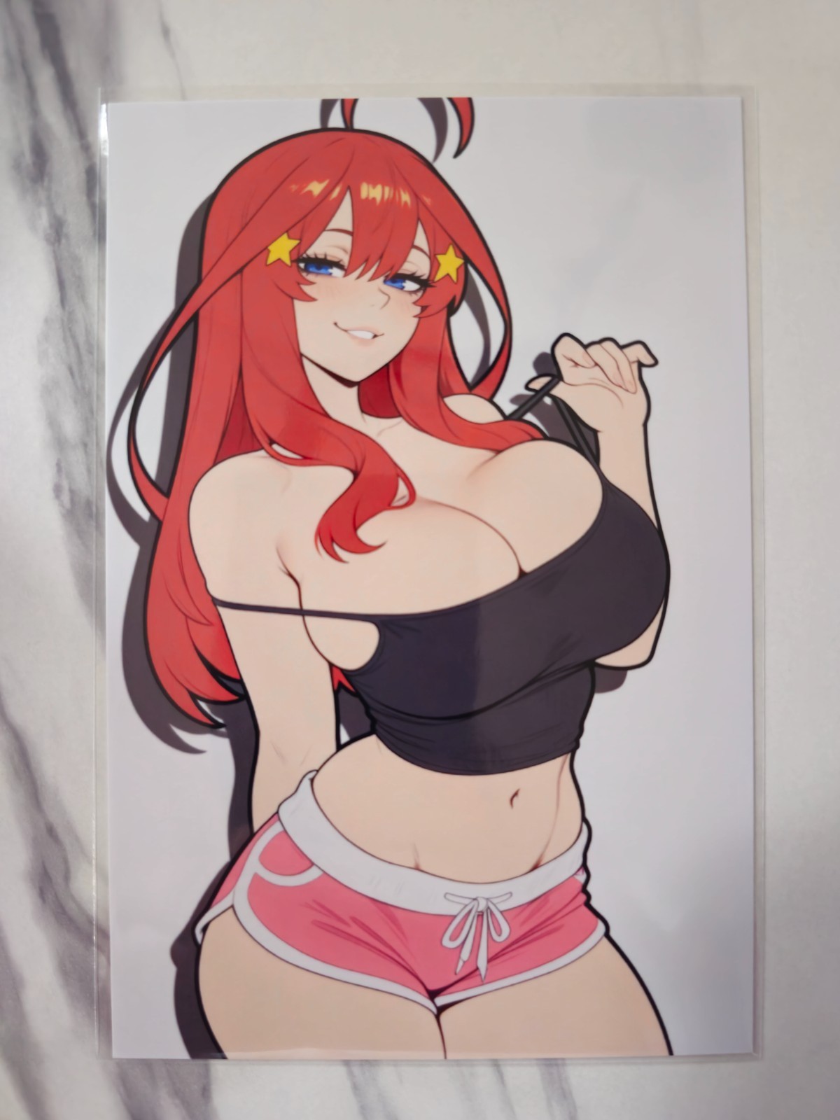 Anime Waifu Glossy Photo Art Print [6x4] - Itsuki Nakano