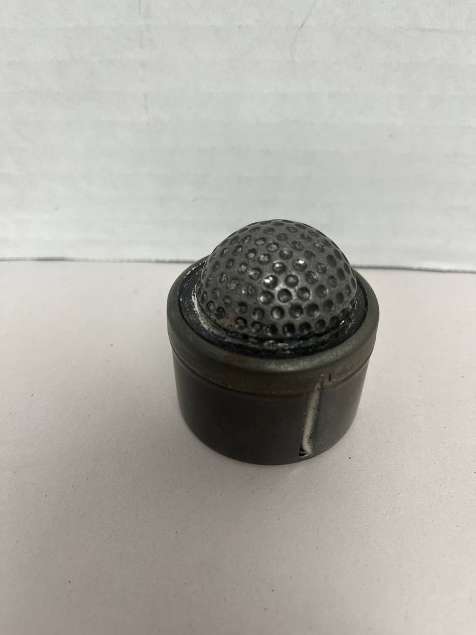 Vintage Golf Ball Postage Stamp Dispenser Roll Holder Novelty Collectible
