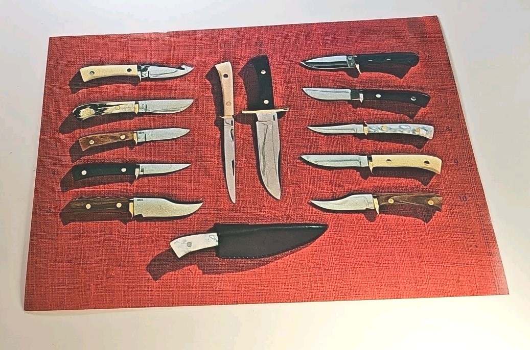 Vintage 1970's Davis Brothers Knives Camden South Carolina Giant Postcard Knife Vintage 1970's Davis Brothers Knives Camden South Carolina Giant Postcard Knife