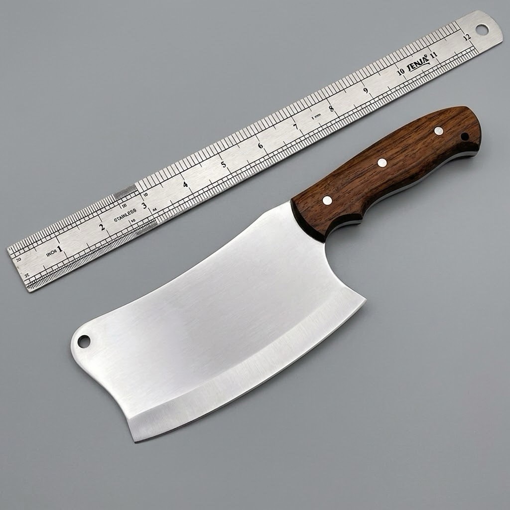 11” handmade cleaver D2 Steel - Gift For Wife - Kitchen Tool