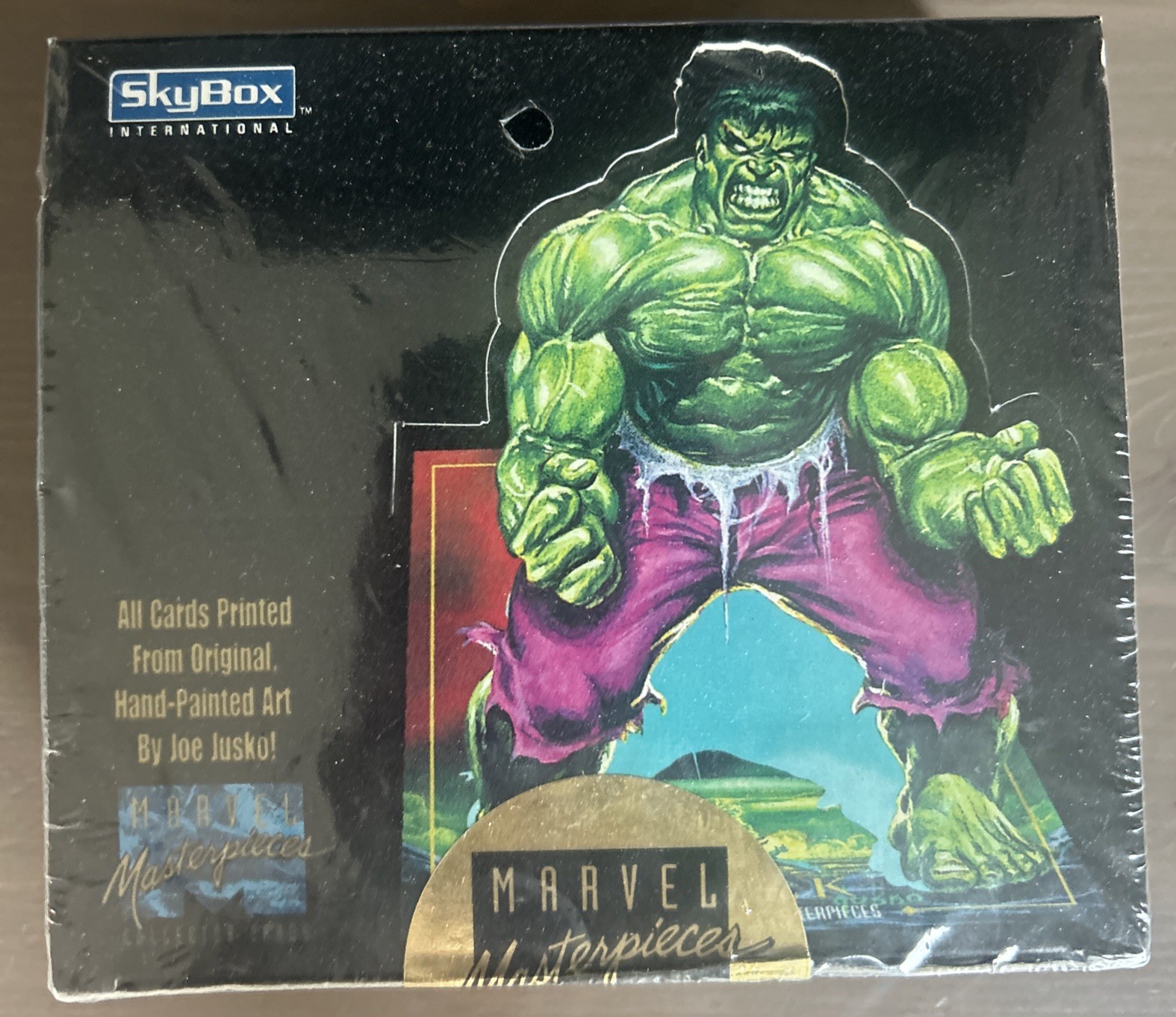 1992 Skybox Marvel Masterpieces Factory Sealed Box 36 Packs /350,000 Joe Jusko 1992 Skybox Marvel Masterpieces Factory Sealed Box 36 Packs /350,000 Joe Jusko