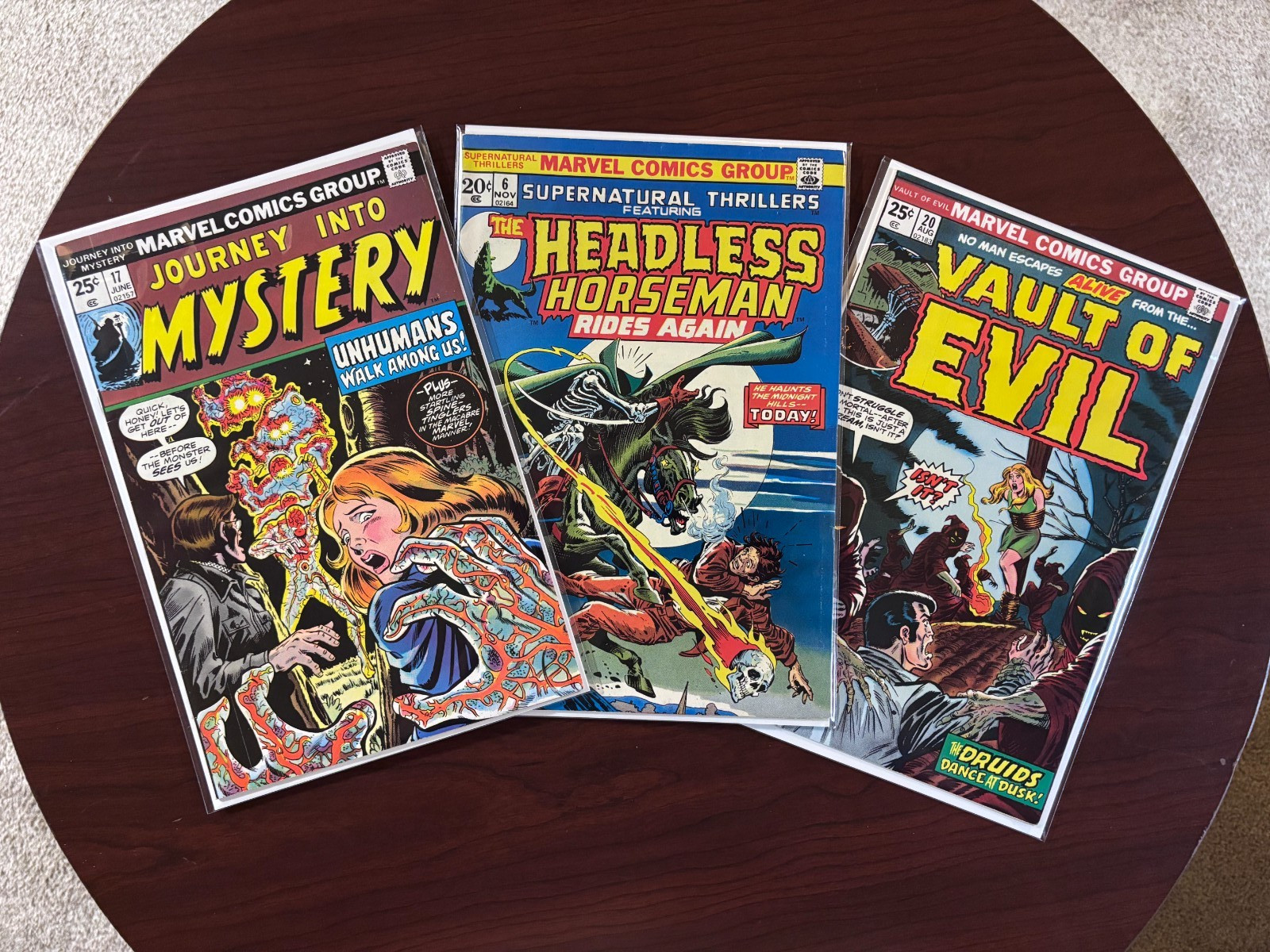(Lot of 3) Journey Into Mystery #17 Supernatural Thrillers #6 Vault of Evil #20