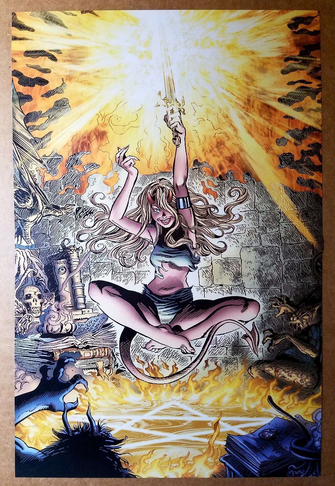Magik Storm Illyana 1 Marvel Comics Poster by Bret Blevins